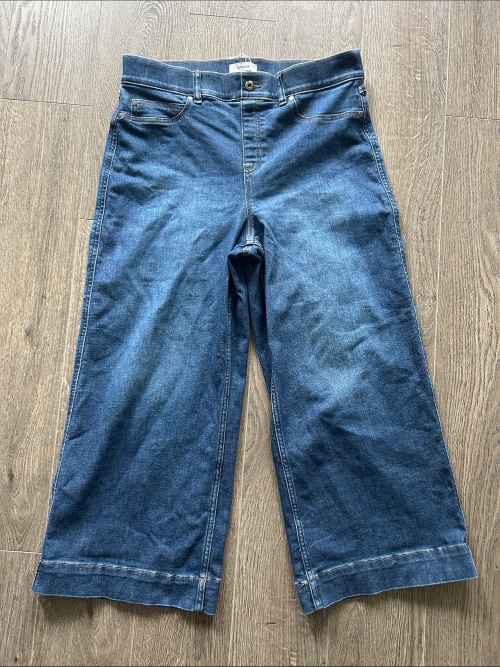 Spanx Wide Leg Crop Jeans